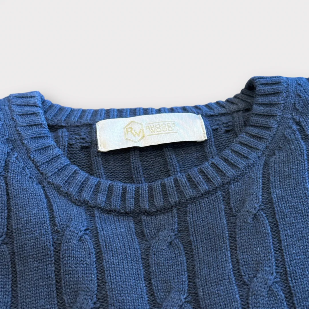 Cable knit crew neck - Image 2