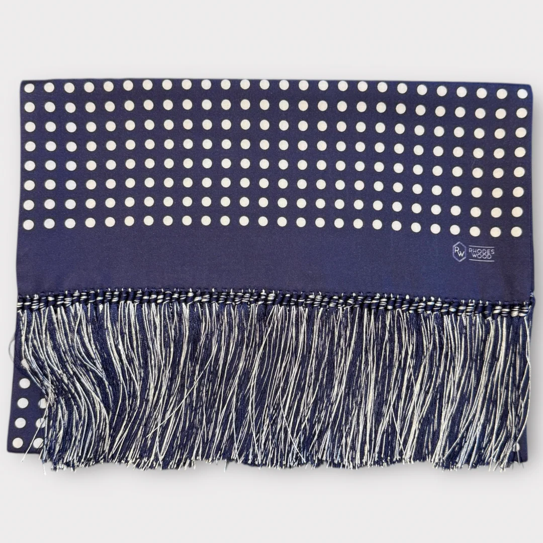Polka dot silk scarves - Image 3