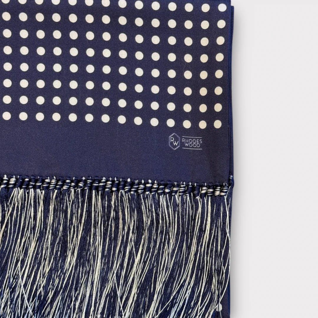 Polka dot silk scarves - Image 4