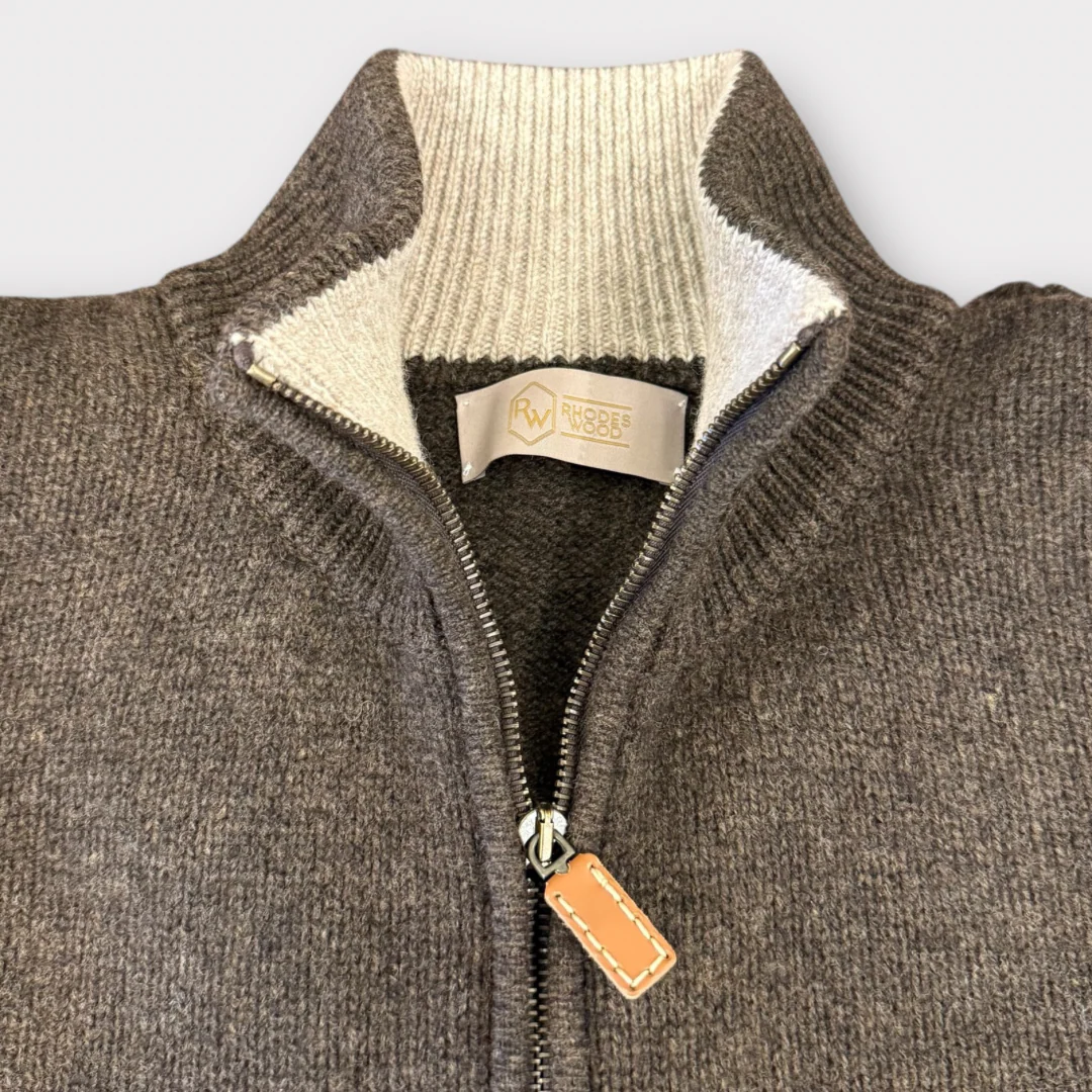 Geelong lambswool Full zip - Image 5