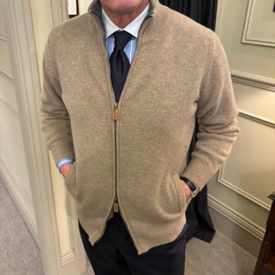 Geelong lambswool Full zip - Image 8
