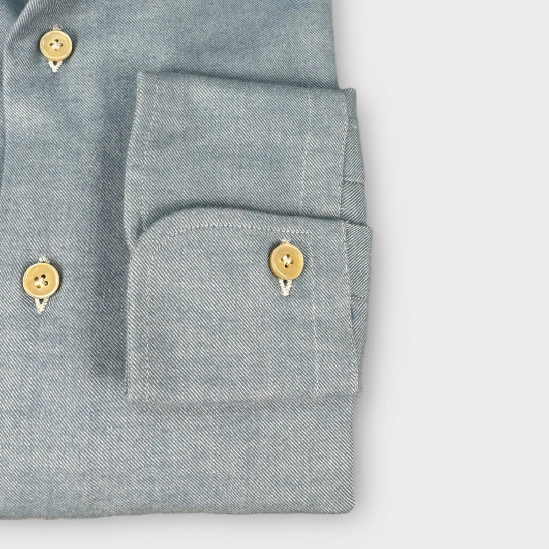 Soft cotton twill shirt - Image 11
